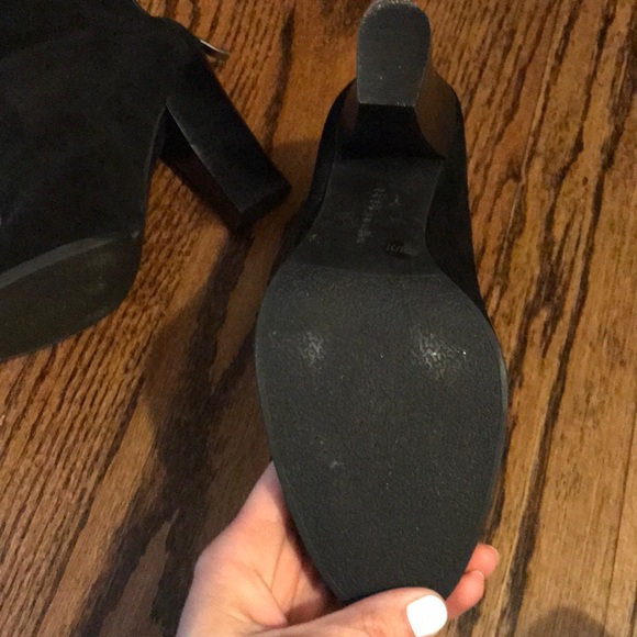 Black suede booties - Picture 5 of 5